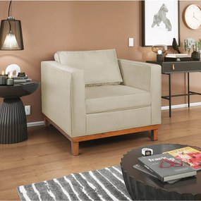 Kit Sofá 3 Lugares e 2 Poltronas Europa 180 cm Estilo Conforto e Elegância Suede - ADJ Decor
