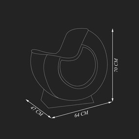 Kit 2 Poltronas Decorativas Pneu Wheel Seat P Zero Preto/Branco G53 - Gran Belo