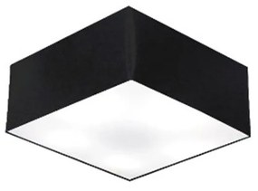 Plafon de Sobrepor Quadrado SP-3000 Cúpula Cor Preto