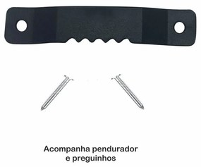 Porta Chaves Moldura 5 Ganchos O Hobbit Senhor dos Anéis - Branco