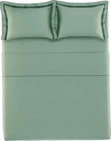 Jogo de Cama Karsten 300 Fios Lara - Verde e Esmeralda  Queen