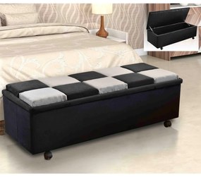 Calçadeira Baú Casal King Size 193 cm Romagna - Sheep Estofados