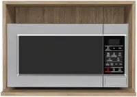 Suporte Microondas e Forno Elétrico Aéreo 60cm Itália Castanho - Lumil