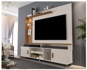 Home Ocean 1.8 Off White/Canela - Carmolar Móveis