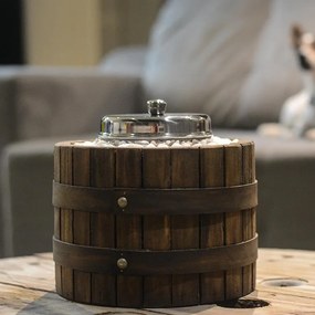Lareira Barril Ecológico Queimador Álcool Aquece Até 15m²