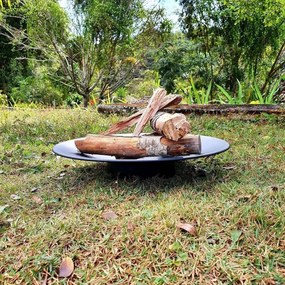 Lareira Redonda 3006 Port&aacute;til Tipo Arado Para Ambientes Externos Jardim Lenheiro Braseiro