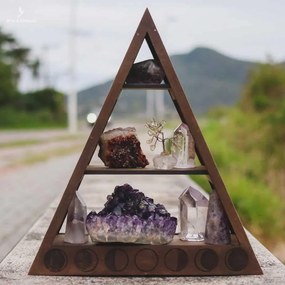 Altar de Cristal Vazado em MDF