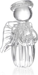 Mini Anjo Uriel Cristal Murano M Transparente