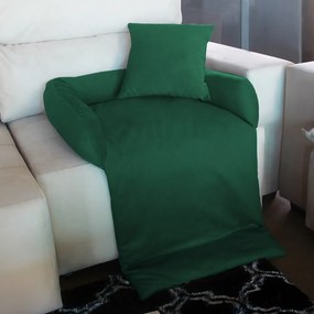 Protetor Para Sofá para Cães ou Gatos Pequeno Porte Fofinho Pet Protect Suede Verde Bandeira