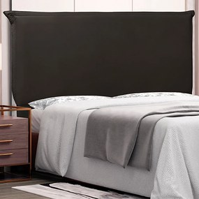 Cabeceira Decorativa Casal 1,40M Trento PU Marrom G63 - Gran Belo
