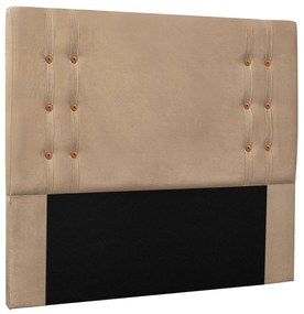 Cabeceira Estofada Santorini 160cm Queen Size Suede - ADJ Decor