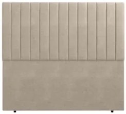 Cabeceira Cama Box Queen 160cm Estofada Plutus Saturno Bege Z04 - Mpoz