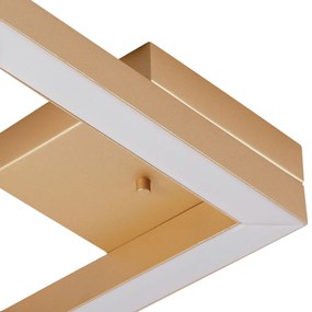 Plafon Poly 28,5X28,5Cm Led 24,4W Bivolt | Usina 19260/28 (BT - Branco Texturizado, 3000k)