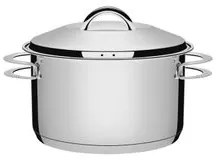 Caçarola Tramontina Solar Funda em Aço Inox Fundo Triplo com Tampa e Alças 16 cm 1,8 L