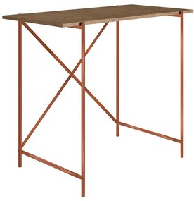 Escrivaninha Escritório Mesa Multifuncional - Vermont Cobre