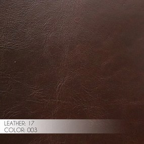 Puff Decorativo Sala de Estar Frances Trio Couro Marrom G72 - Gran Belo