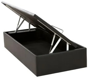 Base de Cama Box Bau Physical Corino Marrom Solteiro 88 cm (LARG) - 52588 Sun House
