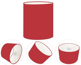Cúpula Abajur Cilíndrica Cp-7001 Ø13x15cm - Bordo