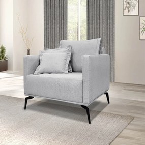 Poltrona Escritório Recepção Calypso SPZ Linho - ADJ Decor