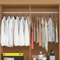 Guarda Roupa Casal 180cm 10 Portas Deno Cinamomo/Areia A15 - Mpozenato