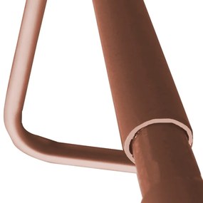 Mesa Lateral Tampo Multiuso para Sofá Base Dourado - D'Rossi - Bronze