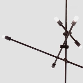 Pendente Cross Haste Rígida Led 30W - Usina 19740/6 (ND-F - Nude Fosco, 4000k, 220v)