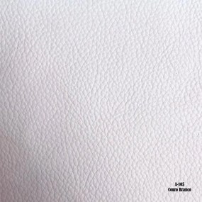 Kit 2 Poltronas Decorativa Bia Couro Branco G58 - Gran Belo