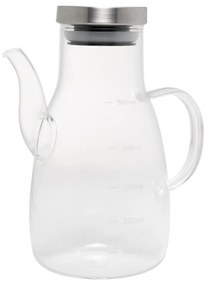 Galheteiro De Vidro Borossilicato Com Tampa De Metal Bold 500ml 20627 Wolff