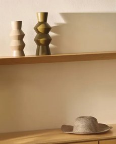 Vaso em Cerâmica Nude  M
