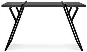 Aparador Sala Industrial Brooklyn Base Metal Preto L06 - D'Rossi
