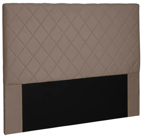 Cabeceira Cama Box Solteiro 90cm Esmeralda Suede Caramelo - Sheep Estofados - Marrom