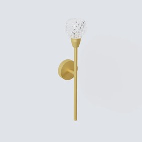 Arandela Amora Long Vidro Cristal Ø8X41Cm Alumínio 1Xg9 - Qimporta Ar2... (HONEY)