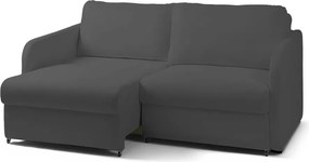 Sofá Retrátil Reclinável 4 Lugares 236cm Amsterdã Suede Grafite K01 - D'Rossi