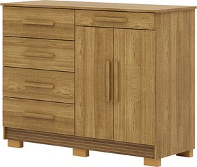 Cômoda Quarto 122cm com 2 Portas Sapateira Vitória V01 - D'Rossi - Nature