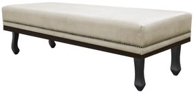 Calçadeira Queen Orlando P02 160 cm para cama Box Linho - ADJ Decor