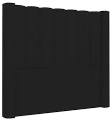 Cabeceira Casal Queen Cama Box 160cm Claire Z04 Veludo Preto - Mpozena