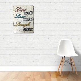Quadro Decorativo em Madeira 30X40 cm - D'Rossi