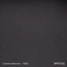 Cabeceira Vicenza Para Cama Box Casal 140 cm Corino - D'Rossi - Marrom