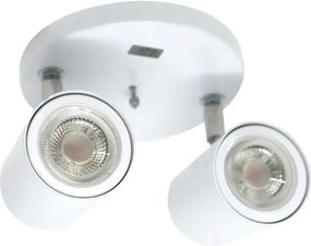 Spot Sobrepor Aluminio Branco 6Cm