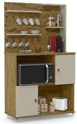 Armário Multiuso 2 Portas Cantinho do Café Aconchego Nature Off White