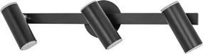 Spot Sobrepor Aluminio Acrilico 54X14cm - PRETO