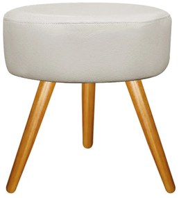 Kit 02 Puffs Sofia Palito Mel Suede Bege - ADJ Decor