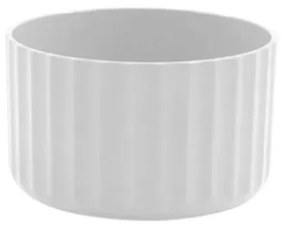 Vaso Groove P (Branco)