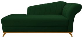 Recamier Vanessa 185cm Lado Esquerdo Suede Verde - ADJ Decor