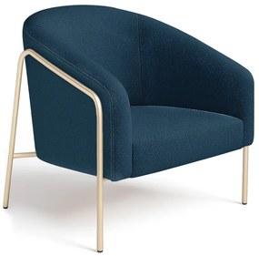 Poltrona Sala Industrial Alta Champanhe Stella Bouclê D03 - D'Rossi - Azul