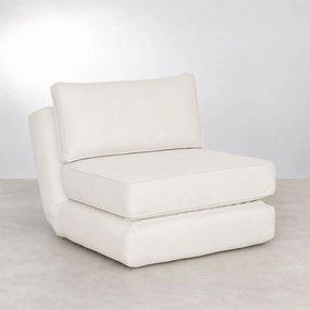 Sofá Cama Dobra Solteiro Mix Bege - 90cm