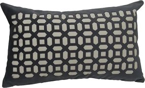 Capa Almofada Provence Vitral Cinza 30x50cm