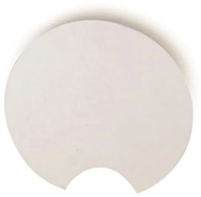 Arandela Uneve Redonda Plana Ø12X1,7Cm 1Xled 5,5W 2700K - Old Artisan... (COBRE FOSCO, 220V)