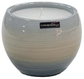 Vaso Vela Casca de Ovo decorativo em Cerâmica Carolina Haveroth – Borboleta Alto Brilho