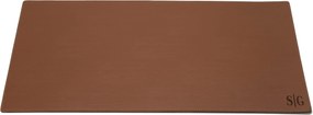 Desk/Mouse Pad Retangular Sottile Casa em Couro PU Havana - G  G